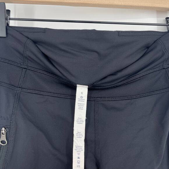 Lululemon Inspire Tight II Mesh Black Size 6 - Picture 7 of 11